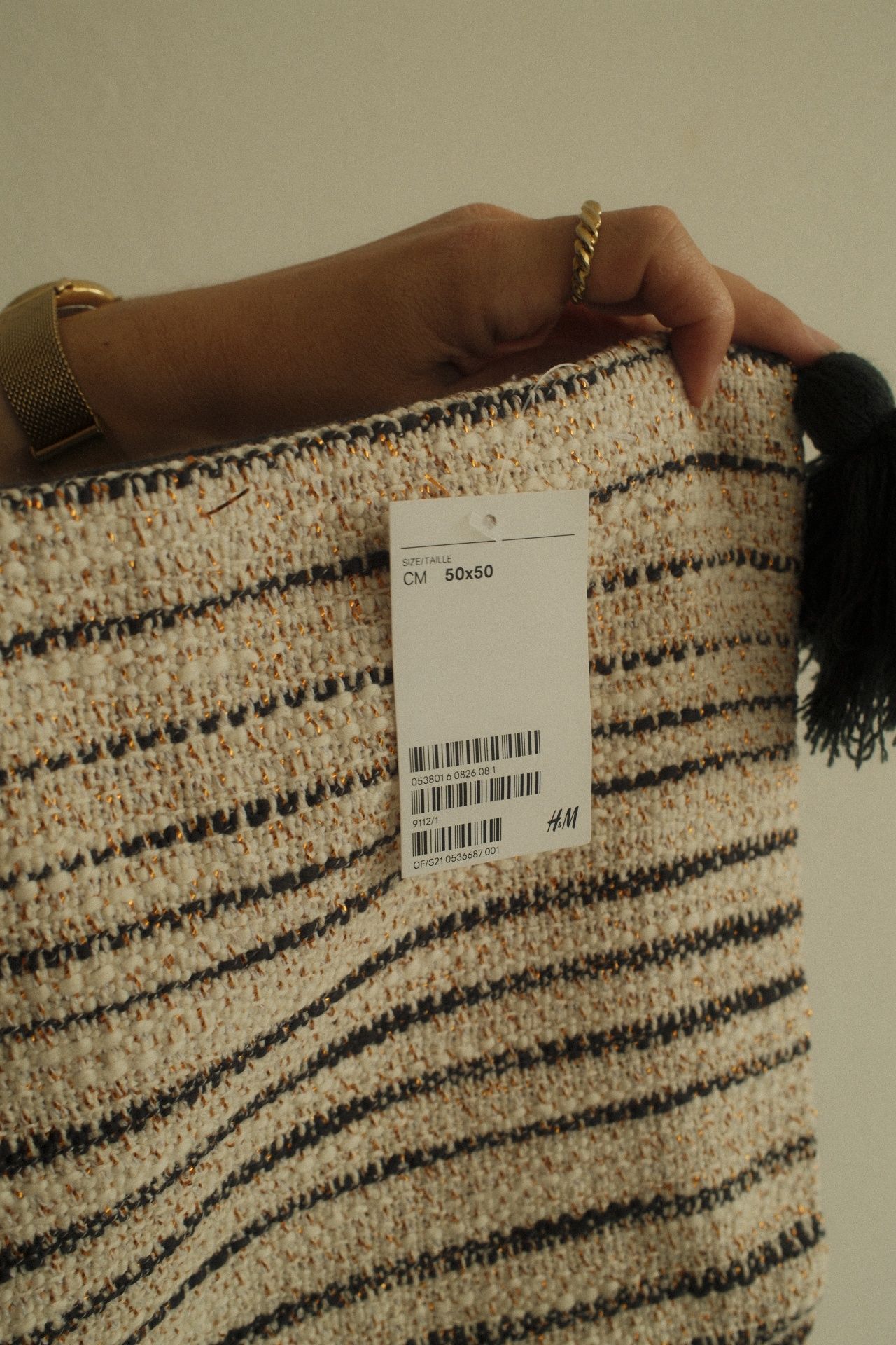 Capa de Almofada H&M, nova