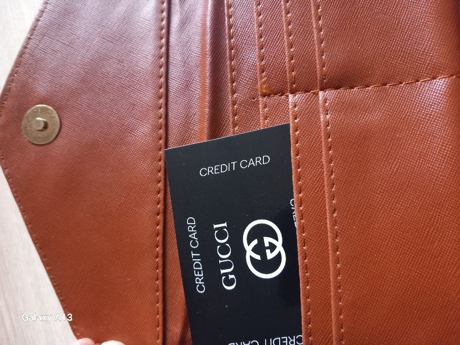 Gucci duży damski portfel