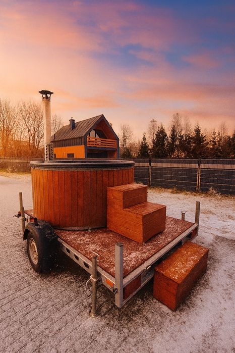 Balia mobilna, sauna mobilna (3 doby = transport gratis)