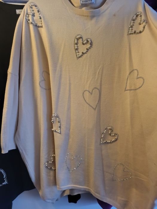 Sweter sweterek serduszka