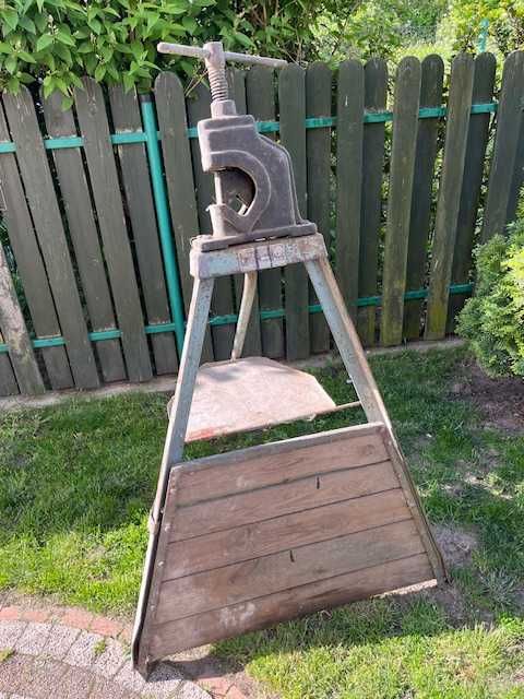Imadło hydrauliczne na statywie (mimo ze z czasów PRL-u to jak nowe)