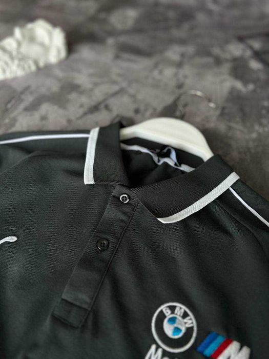 Футболка поло PUMA Premium з поліестру з qr-code і біркою i57/10T-11