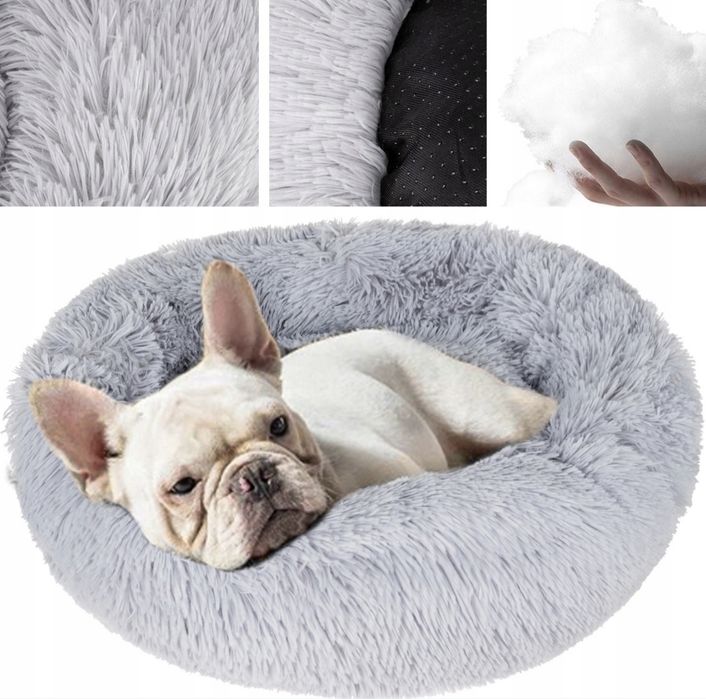 Legowisko kojec posłanie leżanka  włochate pluszowe mięciutkie Nowe