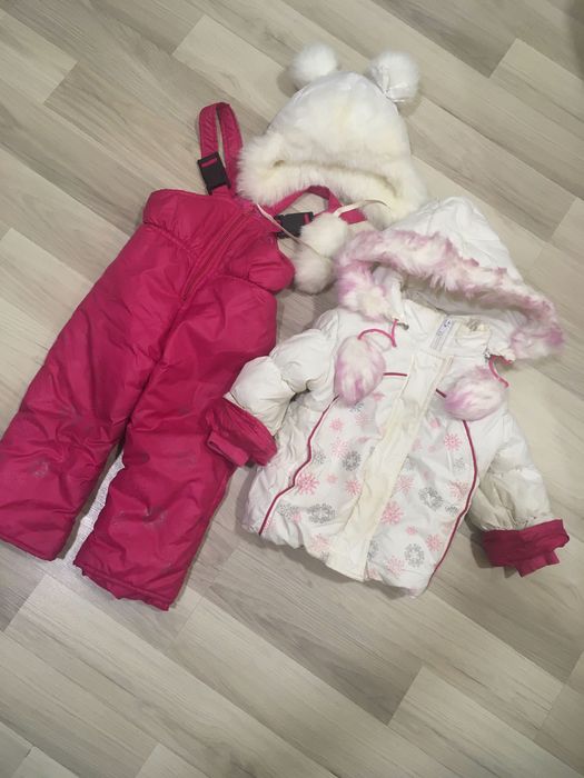 Зимова куртка та штани дитячі ( набір, комбінезон) 1-3 года