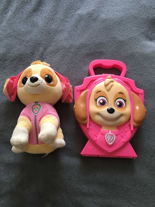 Maskotka Psi Patrol Skye oraz Skye "walizka" do ręki