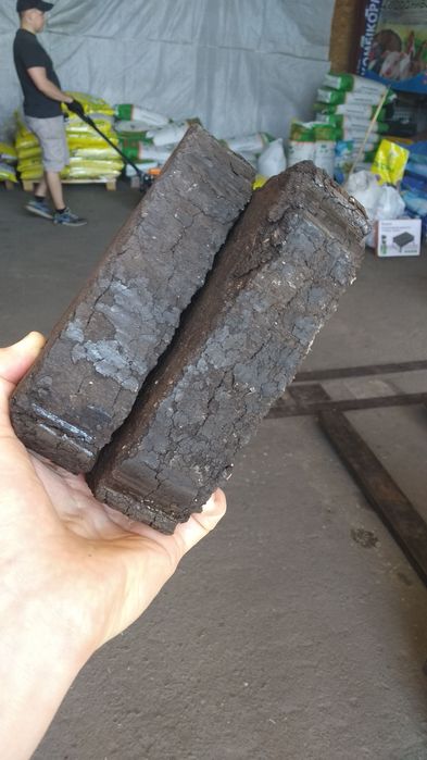 Торфобрикет для отопления экспортного качества