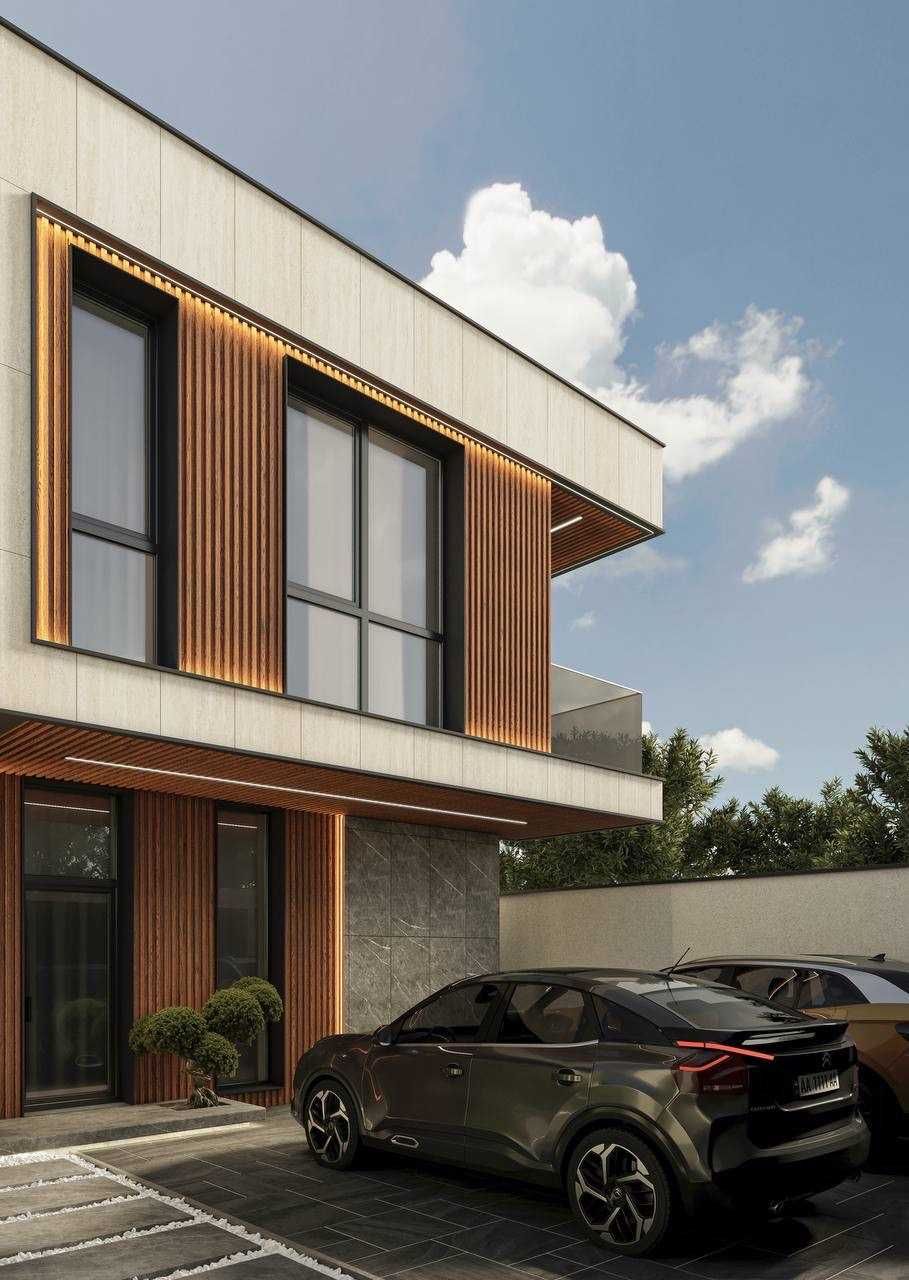 Ул. Ёлочная! Дом в стиле Modern contemporary! 1A37