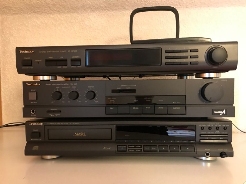 Technics zestaw: SU500, SL-PG440A, ST-GT350, SB-EX3