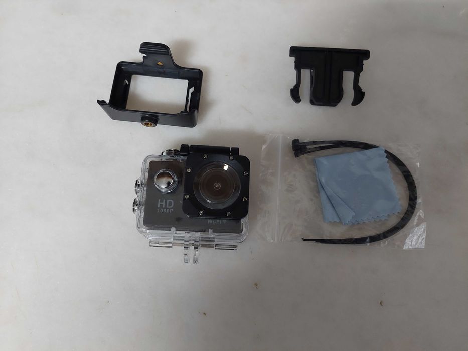 Câmara e case Action HD 1080