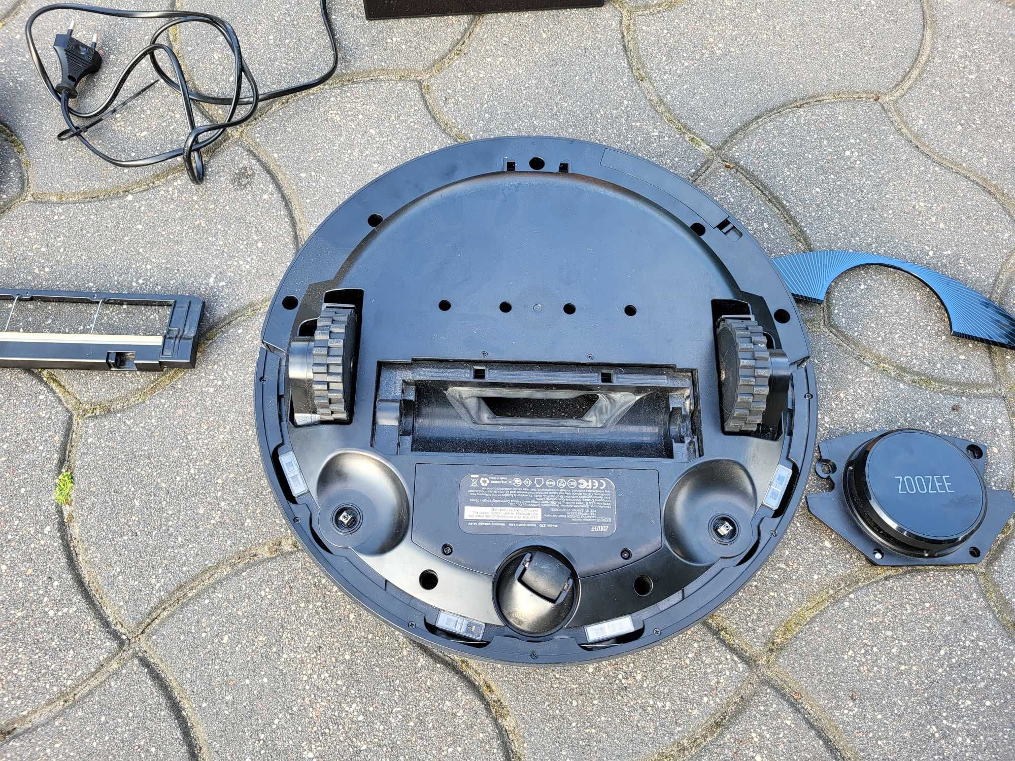 Zoozee Robot Sprzątający, Czarny, 3500 Pa mocny