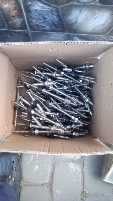 Гвинт шуруп 200.250,300мм нержавійка