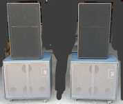 PA JBL 2 tops 2 graves colunas passivas