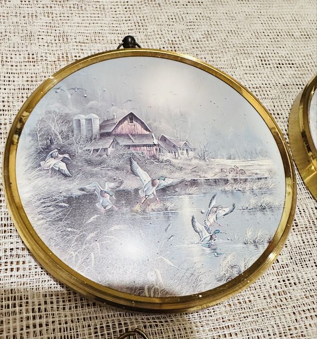 Винтажные плакетки, картины