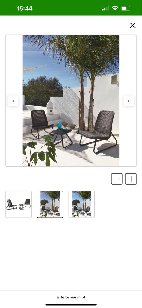 Conjunto de jardim relax NOVO