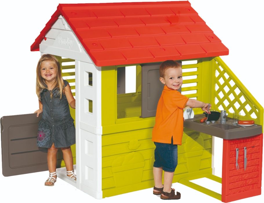 Домик Smoby Toys Солнечный с летней кухней (810713)
