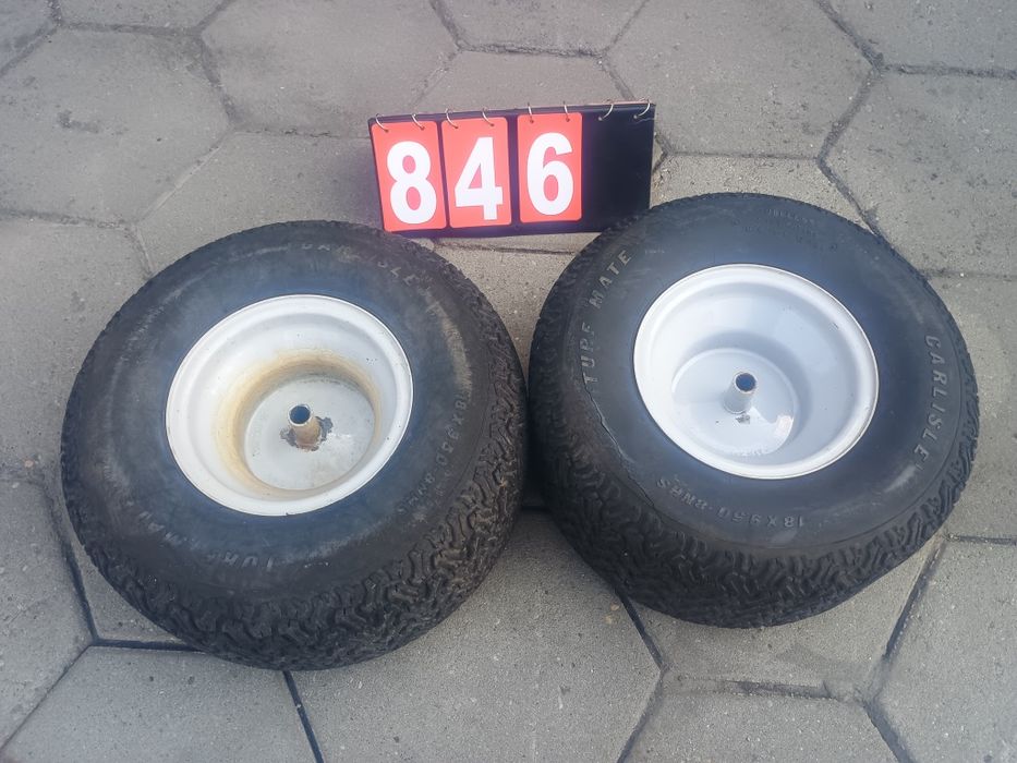 Kosiarka traktorek koła 18x9.50-8 mtd white rasentrac gutbrod bolens