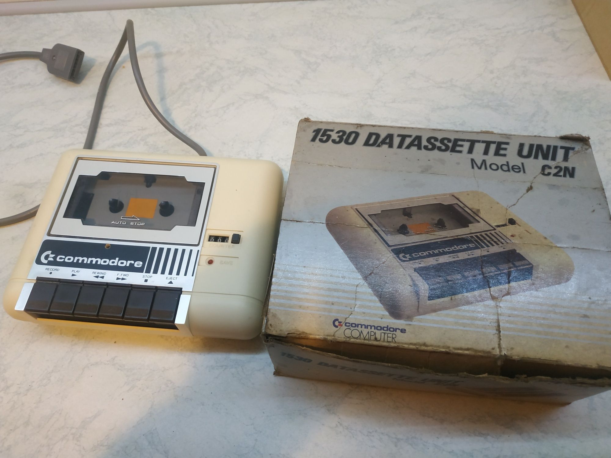 Commodore magnetofon datasette unit C2N 1530