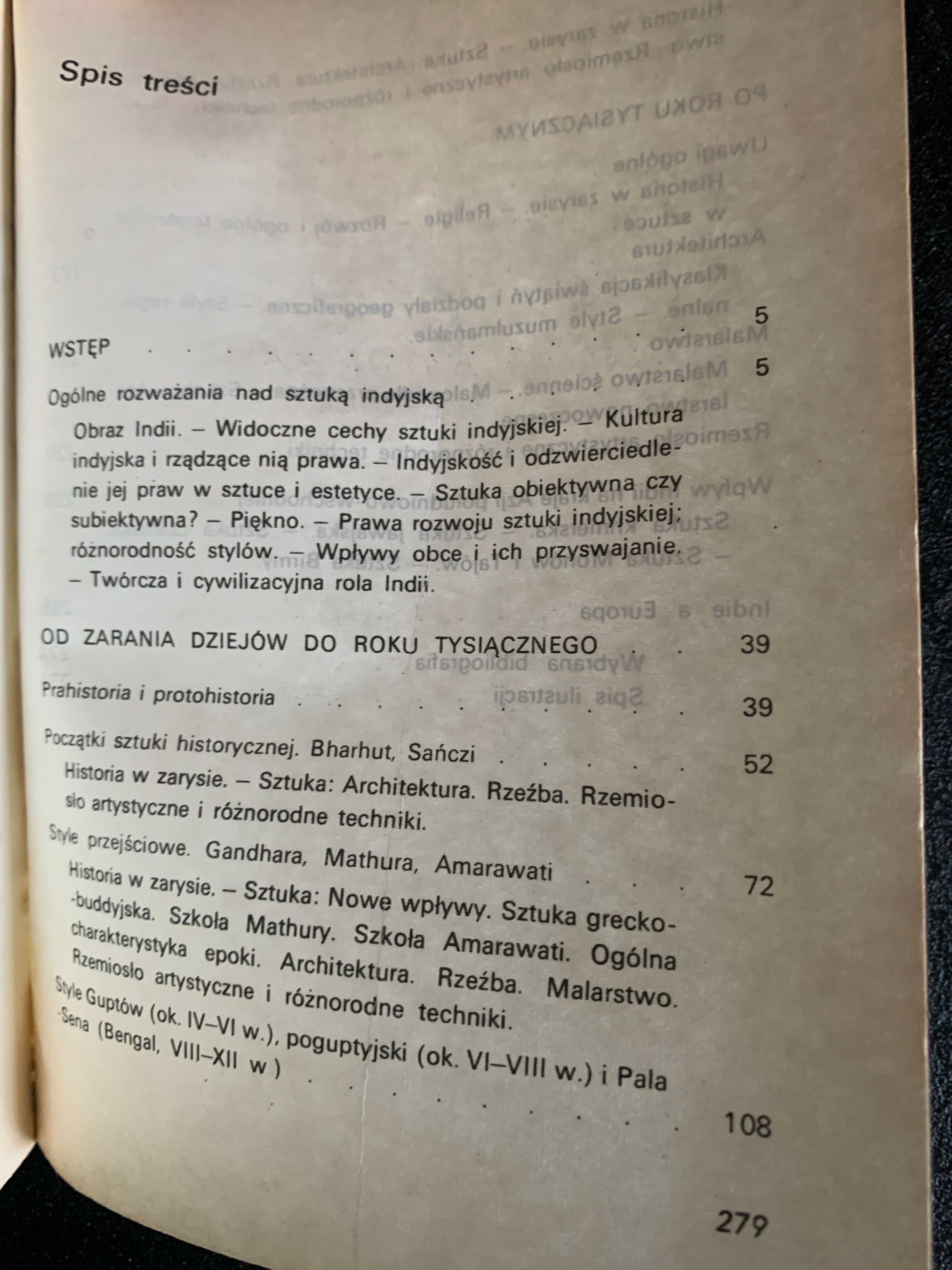 Sztuka Indii Jeannine Auboyer 1975r.