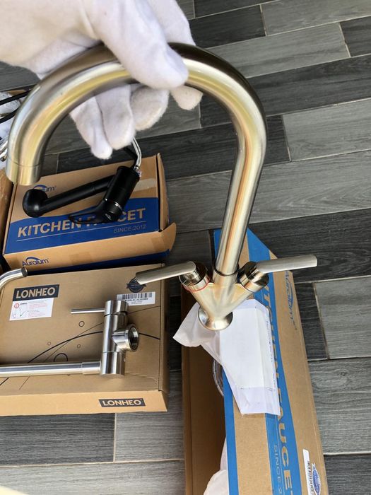 Смеситель для кухни  змішувач для мойки кран для мийки кухонний