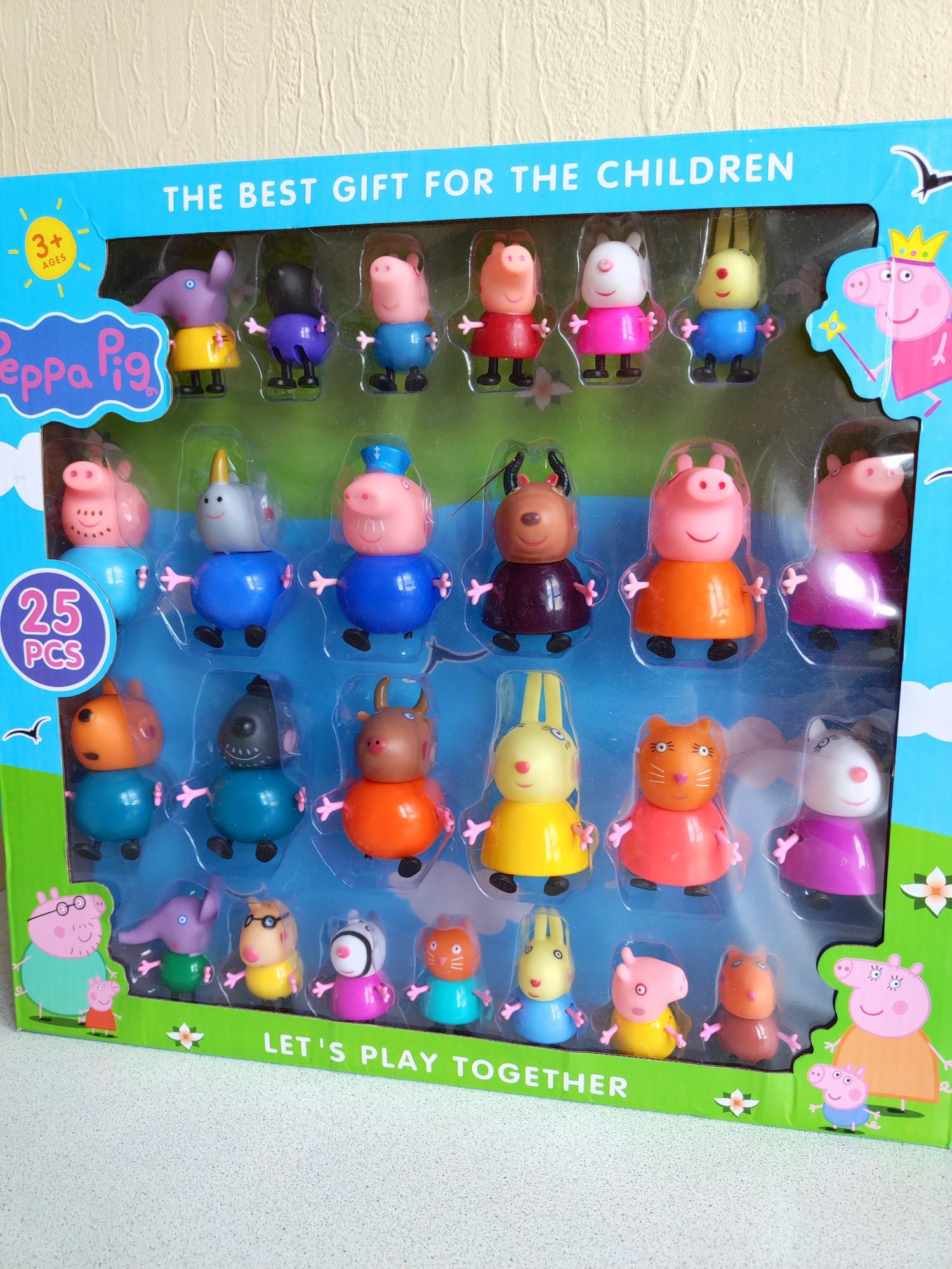Набір ігрових фігурок Свинки Пеппи та її друзів, Peppa Pig