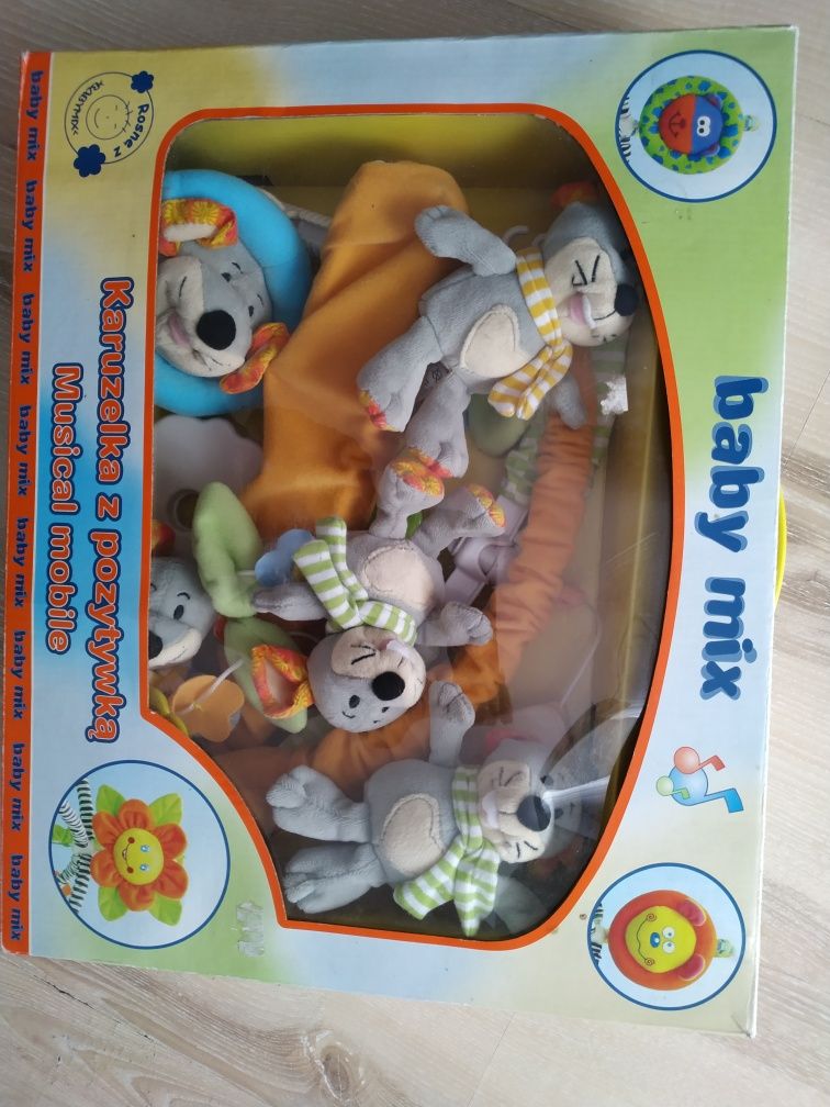 Karuzela baby mix pozytywka myszka śliczna jak nowa