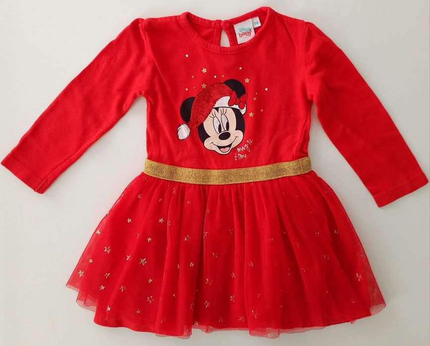 Sukienka świąteczna - r. 74