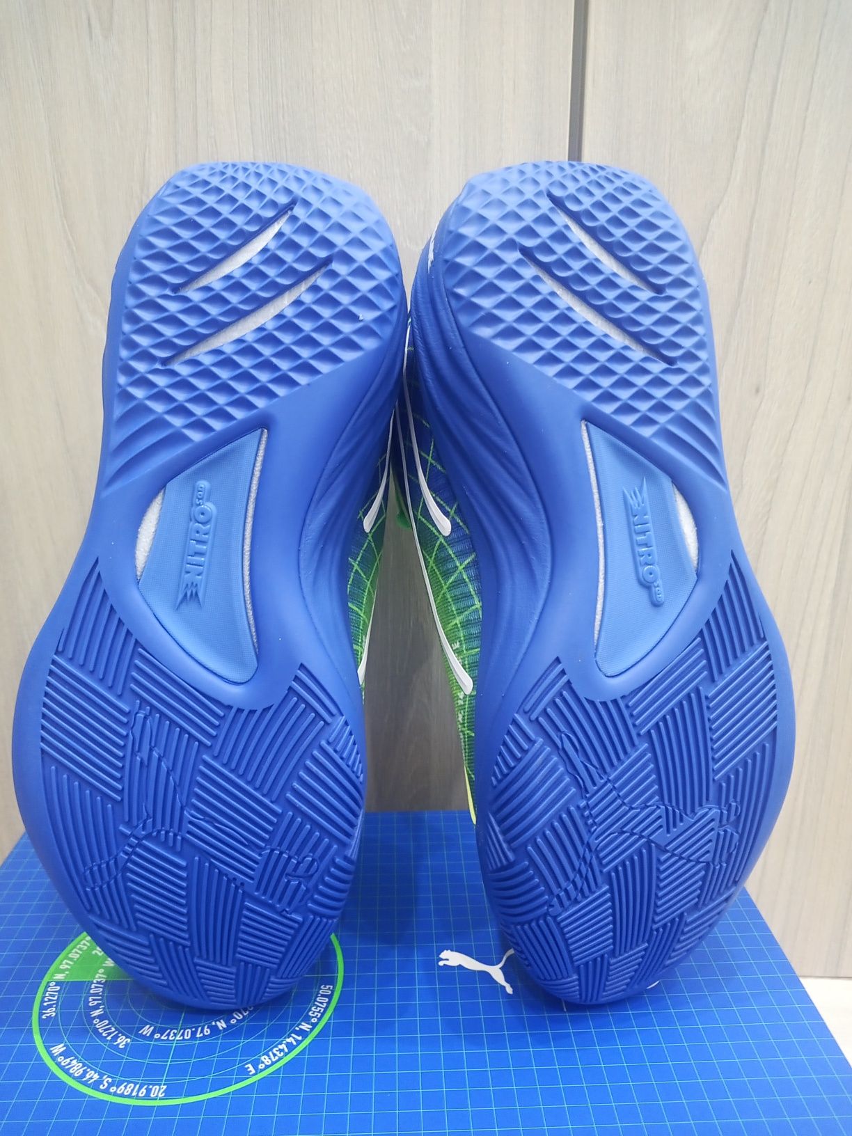 Buty Puma All-pro Nitro Jaylen Brown r.43 niebiesko-zielone