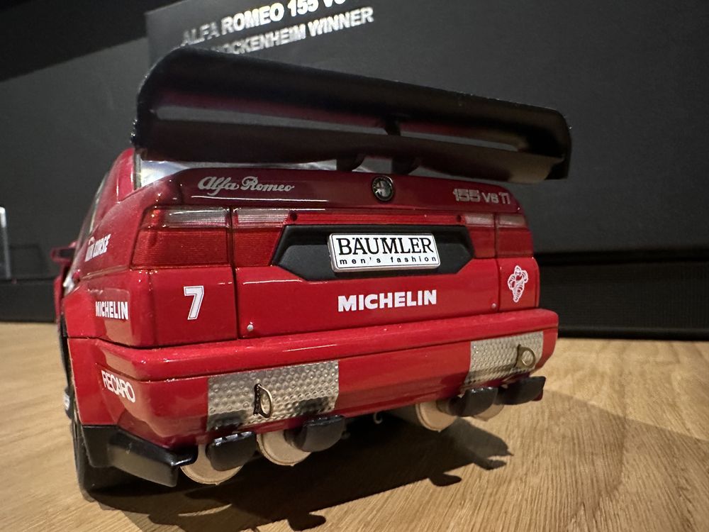 Autoart Alfa Romeo 155 V6 TI DTM Winner 1993 Nannini #7