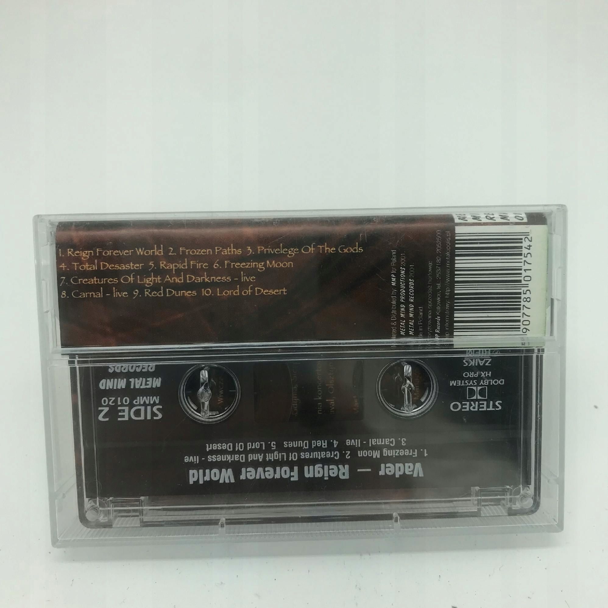kaseta - vader - reign forever world metal 2001