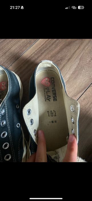 Tenisówki Converse x comme des garcons PLAY chuck 70
