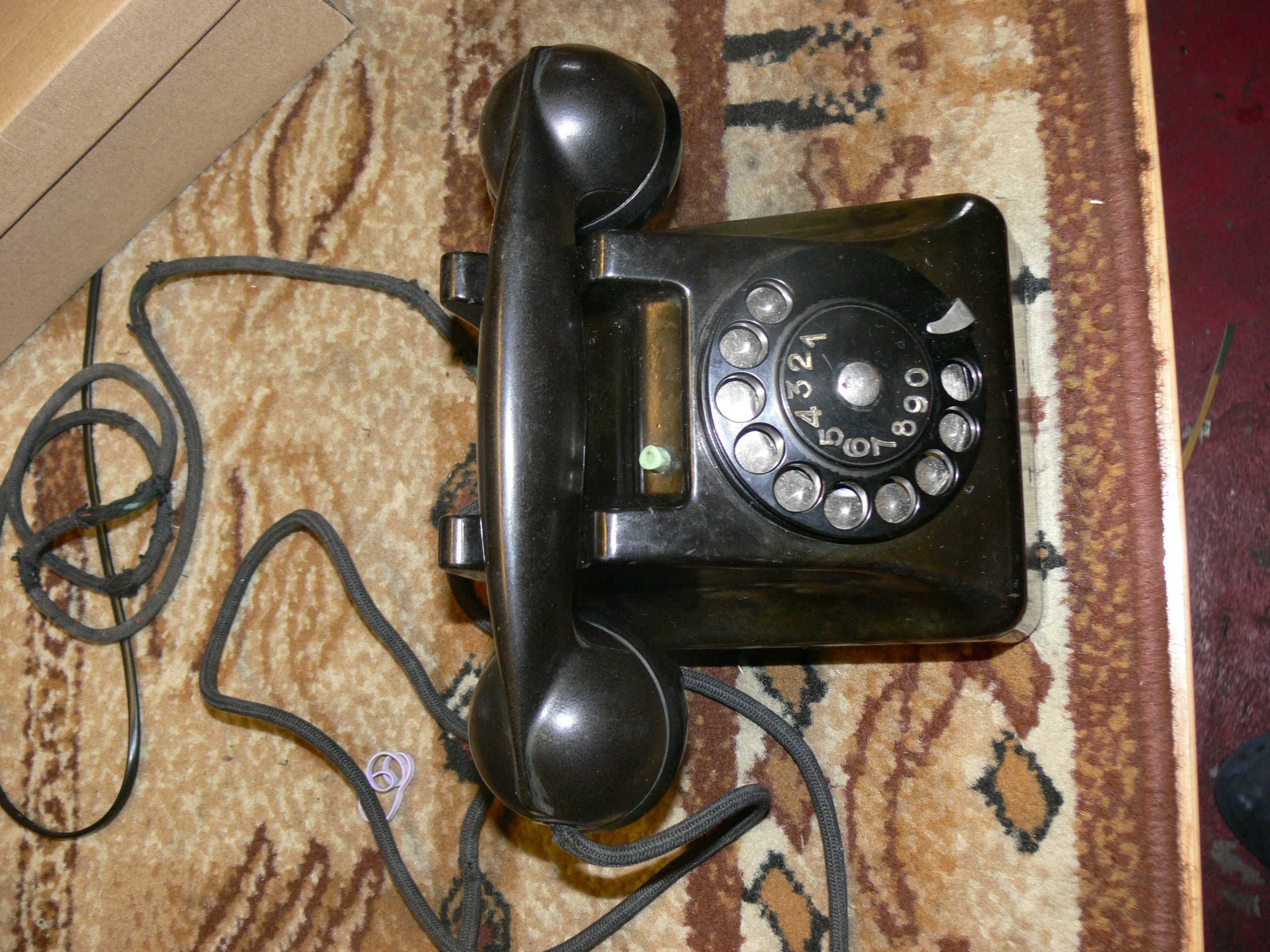 Stary Polski Bakelitowy telefon RWT lata 50 Ideał