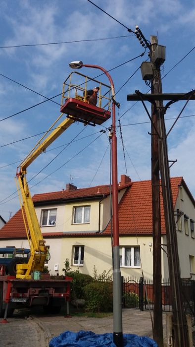 Podnośnik koszowy zwyżka 18m wynajem,usługi