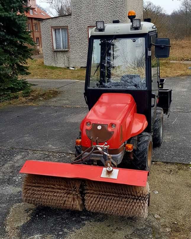 Traktorek komunalny zamiatarka pług przyczepa 22KM 4x4 Kubota LANDINI