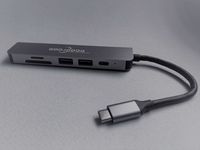 USB Type C Hub 6 в 1 hdmi usb 3.0 sd концентратор macbook хаб type-c