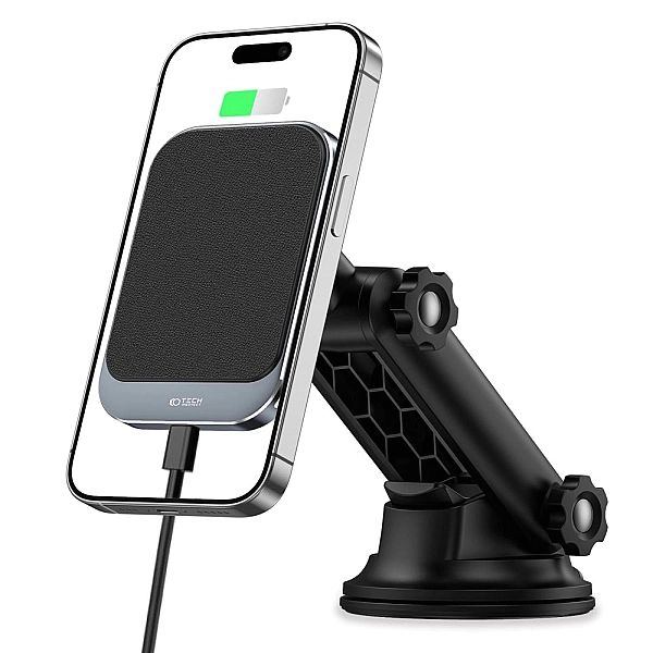 Tech-Protect Mm15W-V2 Magnetic Magsafe Dashboard Car Mount Wireless Ch