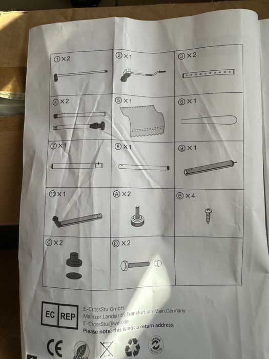 Навіс-маркіза 2 м / 2,5 м для авто, кемпінгу, яхти