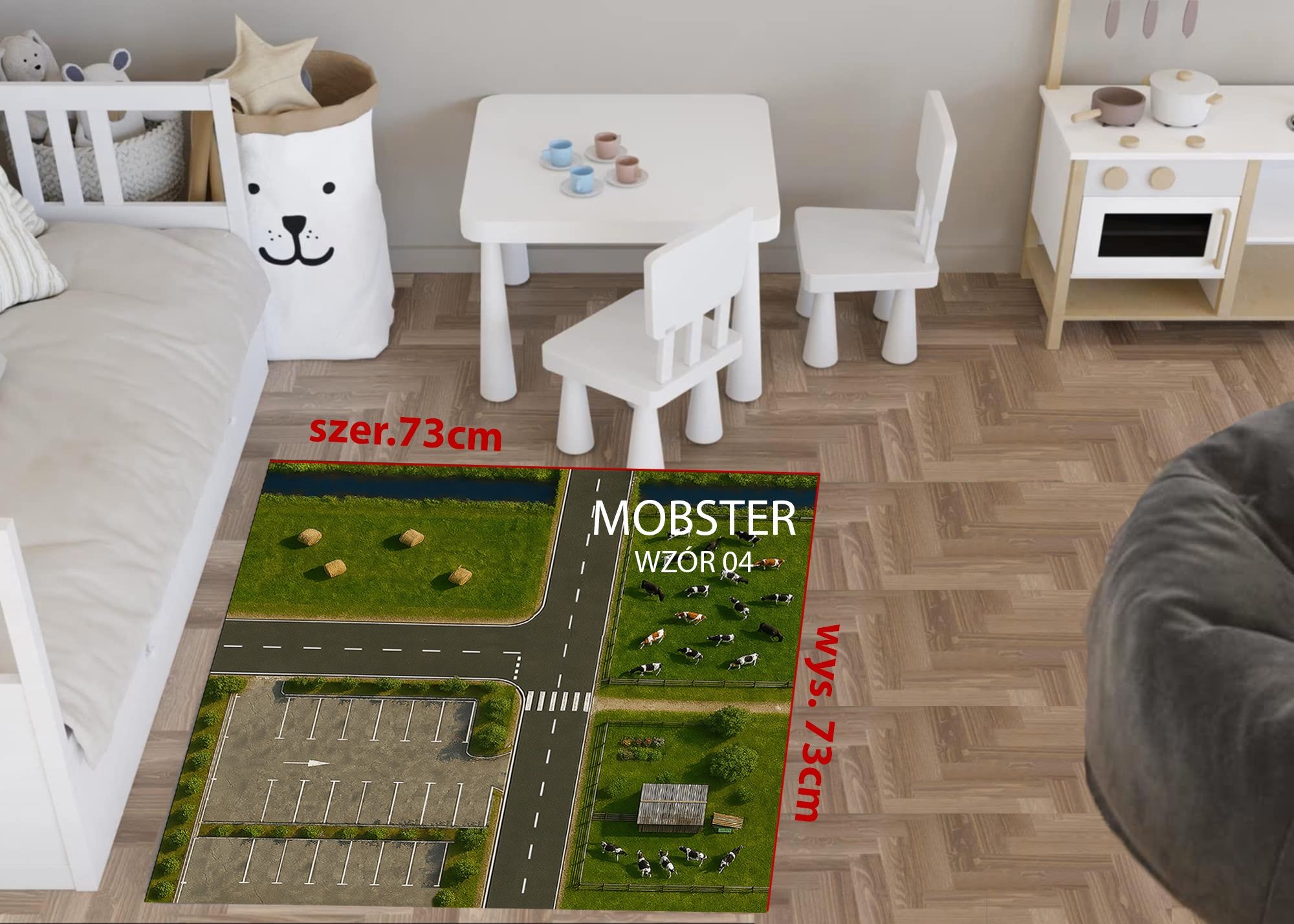 Mata playmat hot wheels samochodziki prezent urodziny wyścigi cars