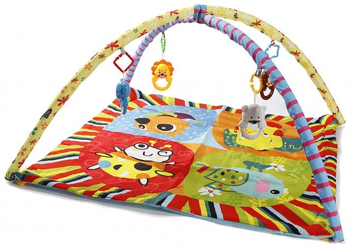 Розвиваючий ігровий килимок з іграшками