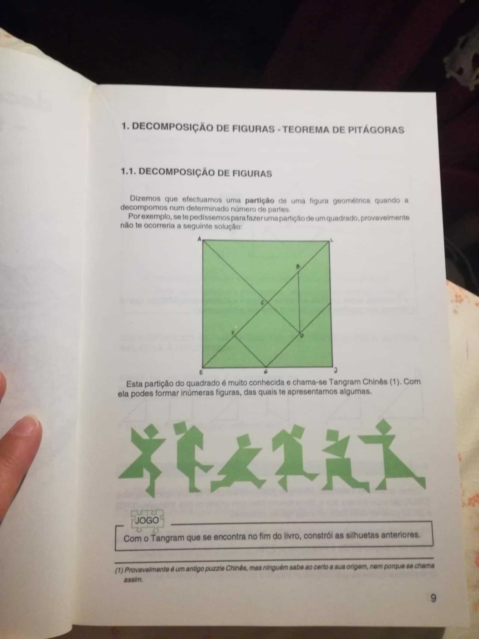 Livro de Matemática de 8.º ano