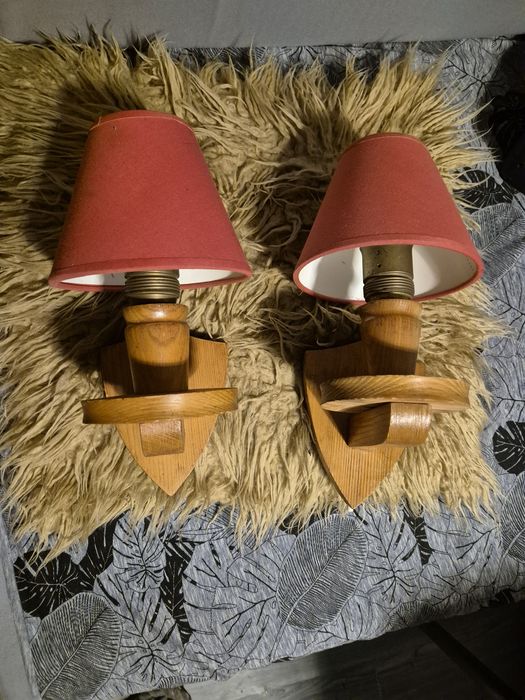 Stare kinkiety drewniane