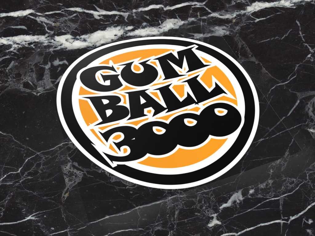 Naklejka GUMBALL 3000 5 x 5 cm gum ball race