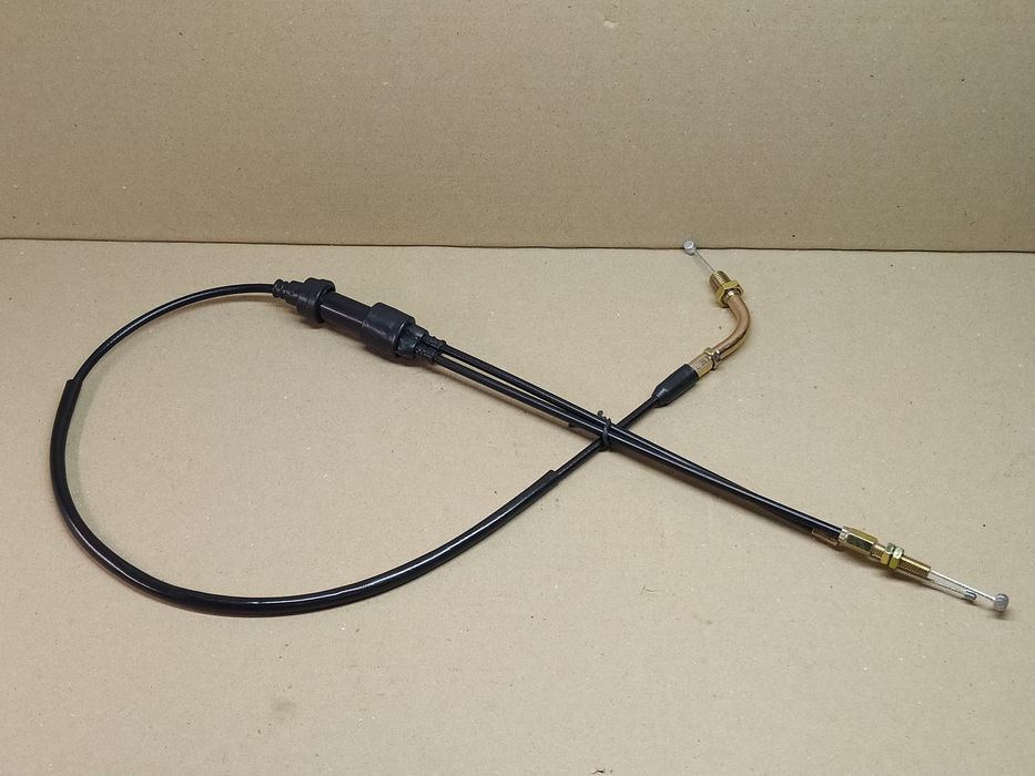 Трос газа под карбюратор PZ27, PZ30 с ускорительным насосом, раздвоен