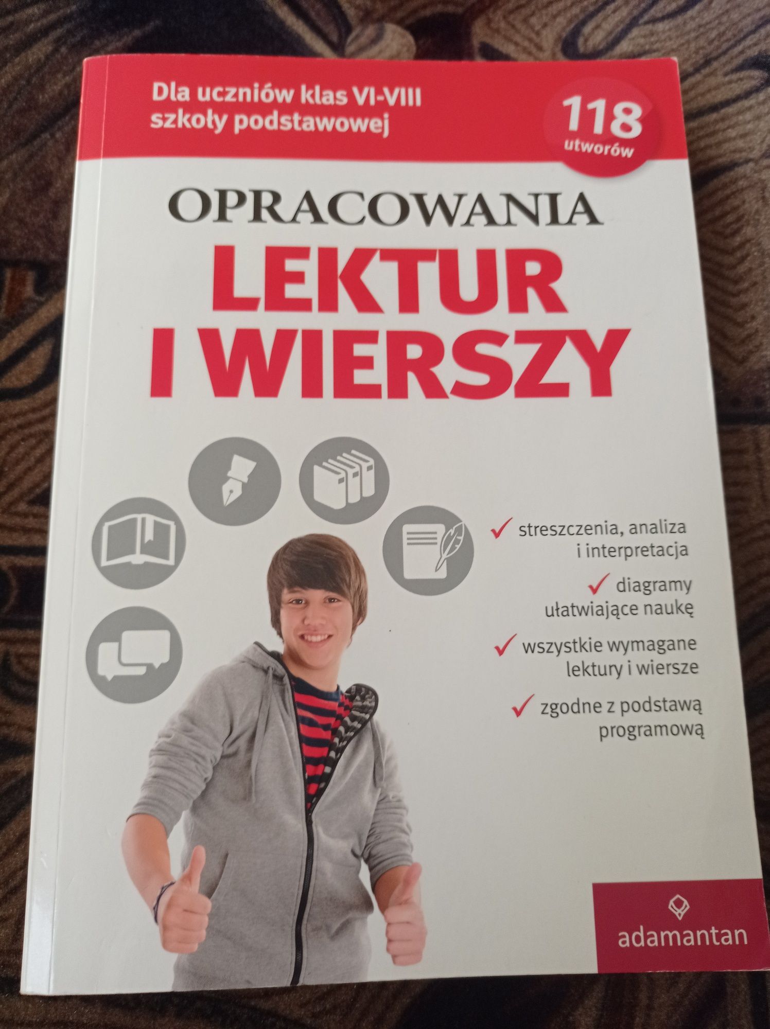 Książki - opracowania lektur. Szkoła podstawowa.
