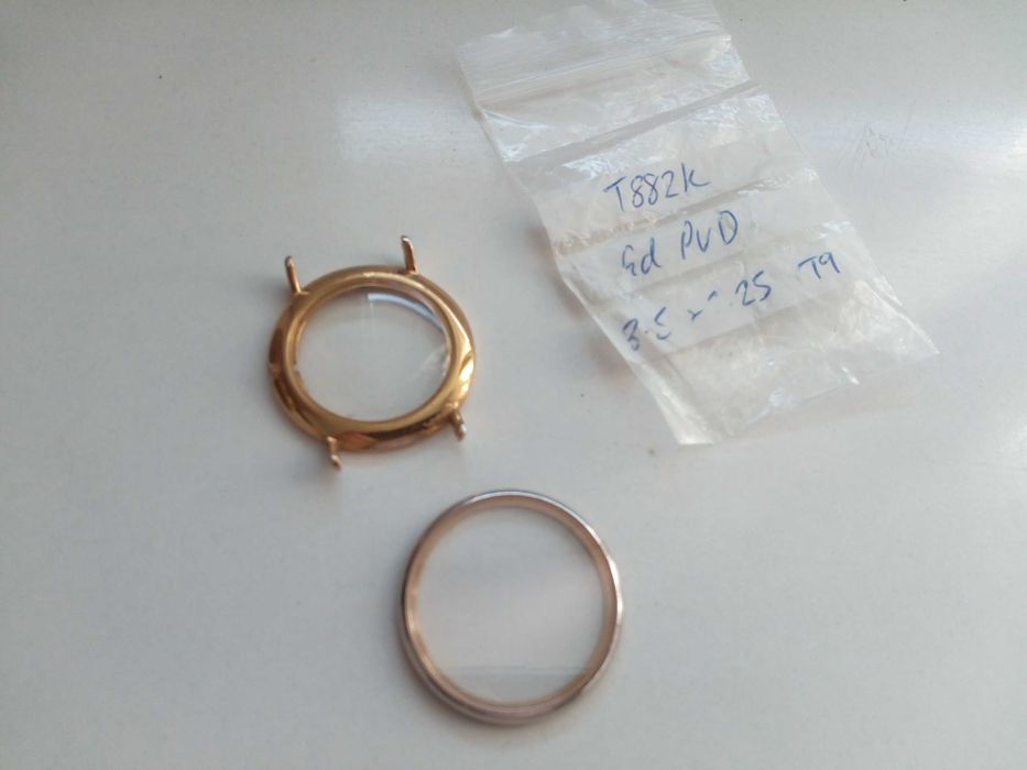 Tissot T882k koperta pozłacana PVD