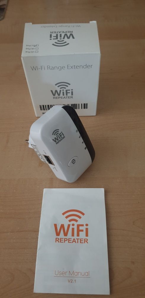 Wi-Fi extender, como novo.