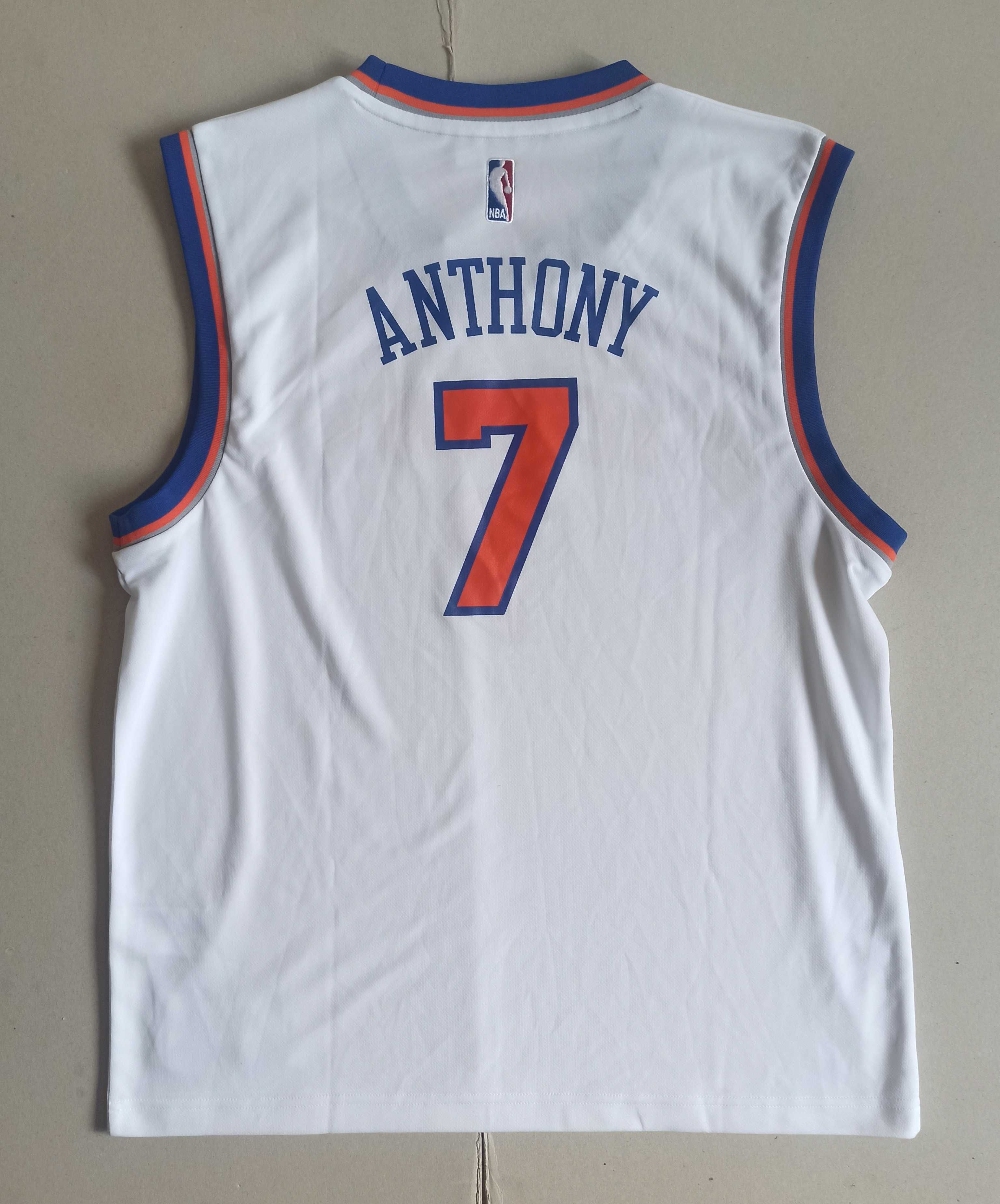 Męska koszulka Adidas NBA New York Anthony 7 roz.L JAK NOWA