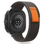 Tech-Protect Nylon Samsung Galaxy Watch Ultra (47 Mm) Black/Orange