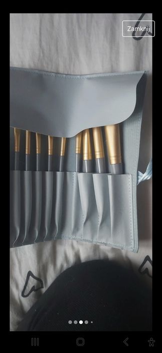 Nowy komplet  pędzli do makijażu