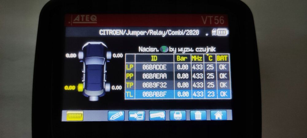 Czujniki ciśnienia nowe Schrader Boxer/jumper/ducato 4szt=400zł