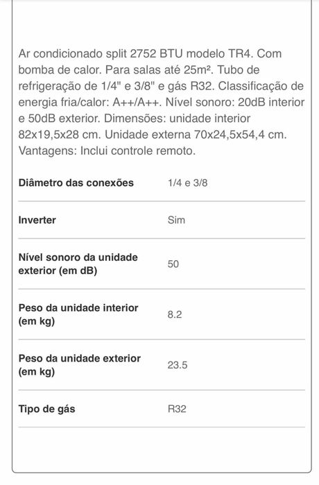 AR Condicionado + instalacao 3 anos de garantia. PROMOCAO DE INVERNO